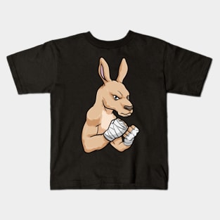 Kangaroo as Boxer at Boxing Kids T-Shirt